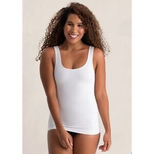 Shapermint Essentials All Day Every Day Control Tank Cami White Womens XL